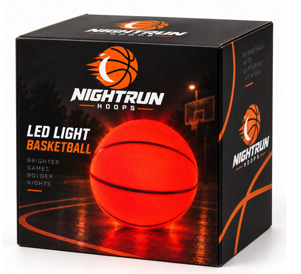 Nightrun Hoops LED Light-Up Basketball